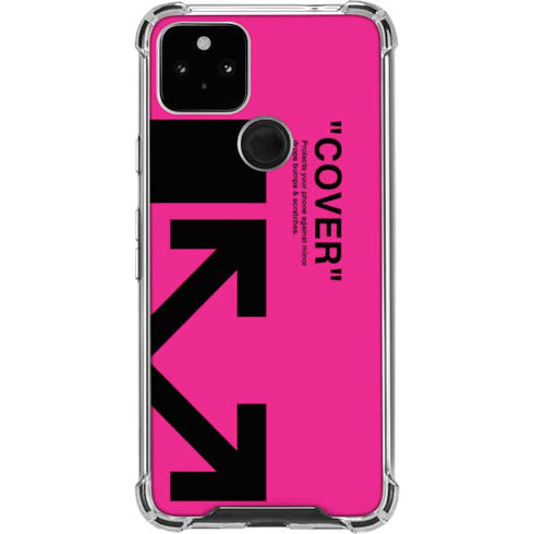 Black and Pink Arrows Pixel Cases